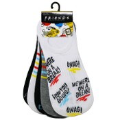 Wholesale - 5pk FRIENDS THE CREW SOCKS SIZE 9-11, UPC: 193159190460